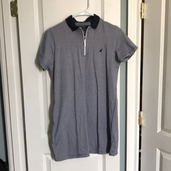 Kangol Dresses & Skirts - Kangol Blue strip polo dress Kangol Dresses & Skirts - Kangol Blue strip polo dress